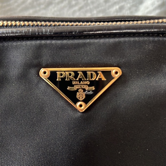 Prada Tessuto Nylon & Leather Top Handle Bag - Picture 11 of 15